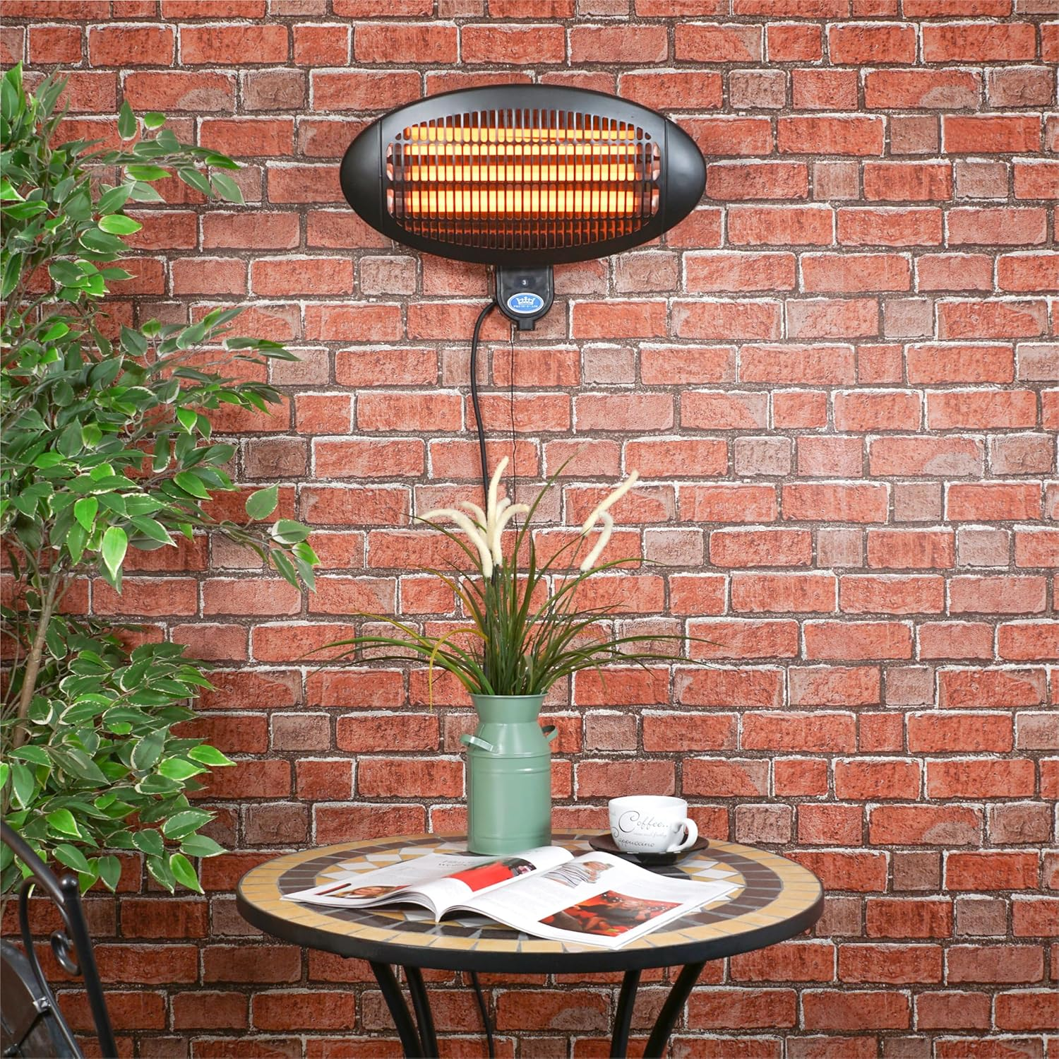 Electric outdoor heater waterproof