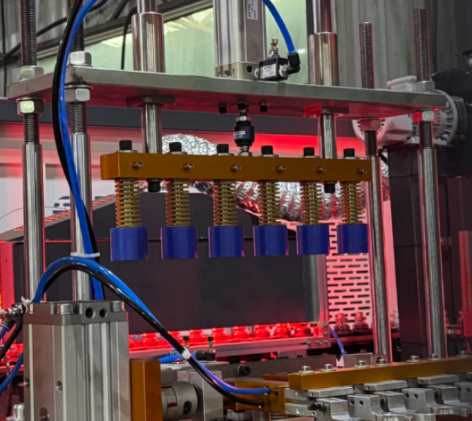 Preform neck cooling shield