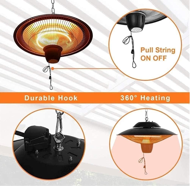 Large room space heater
